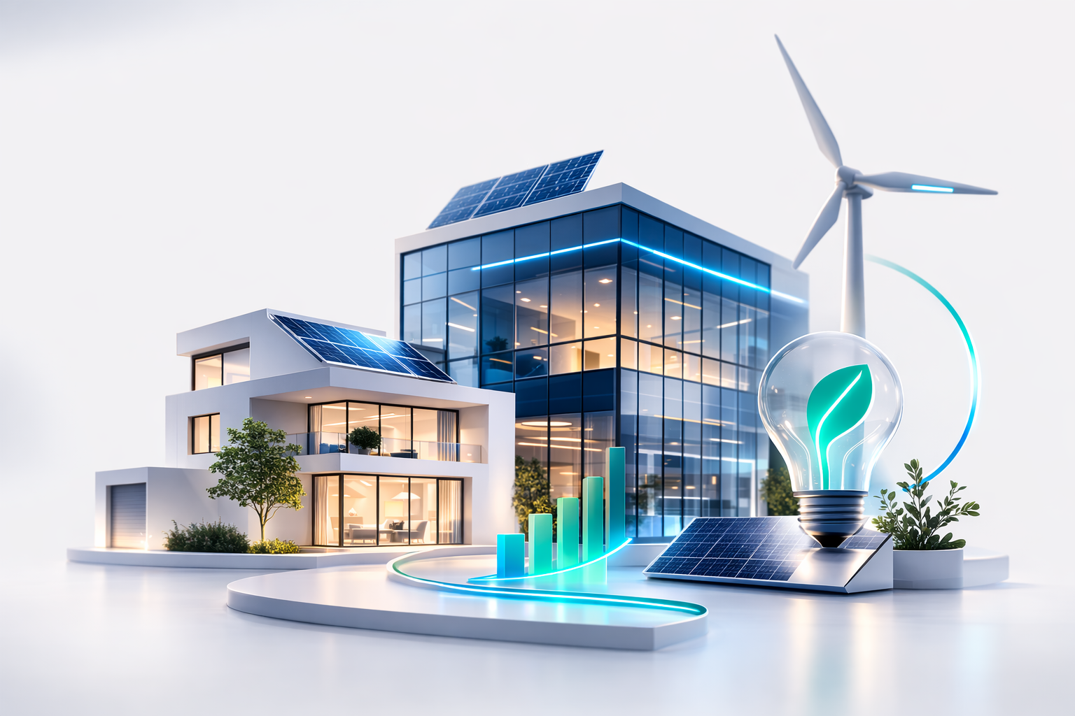 Efficacité énergétique dans l’immobilier commercial et résidentiel