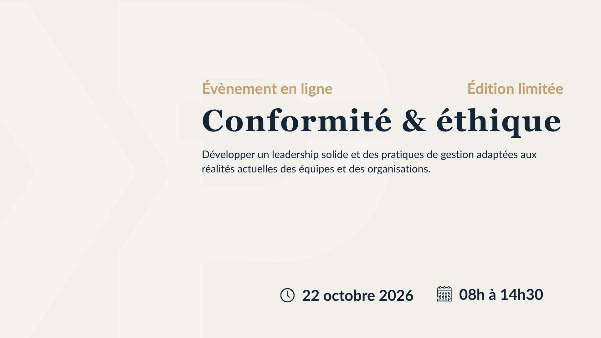 Conformité et éthique
