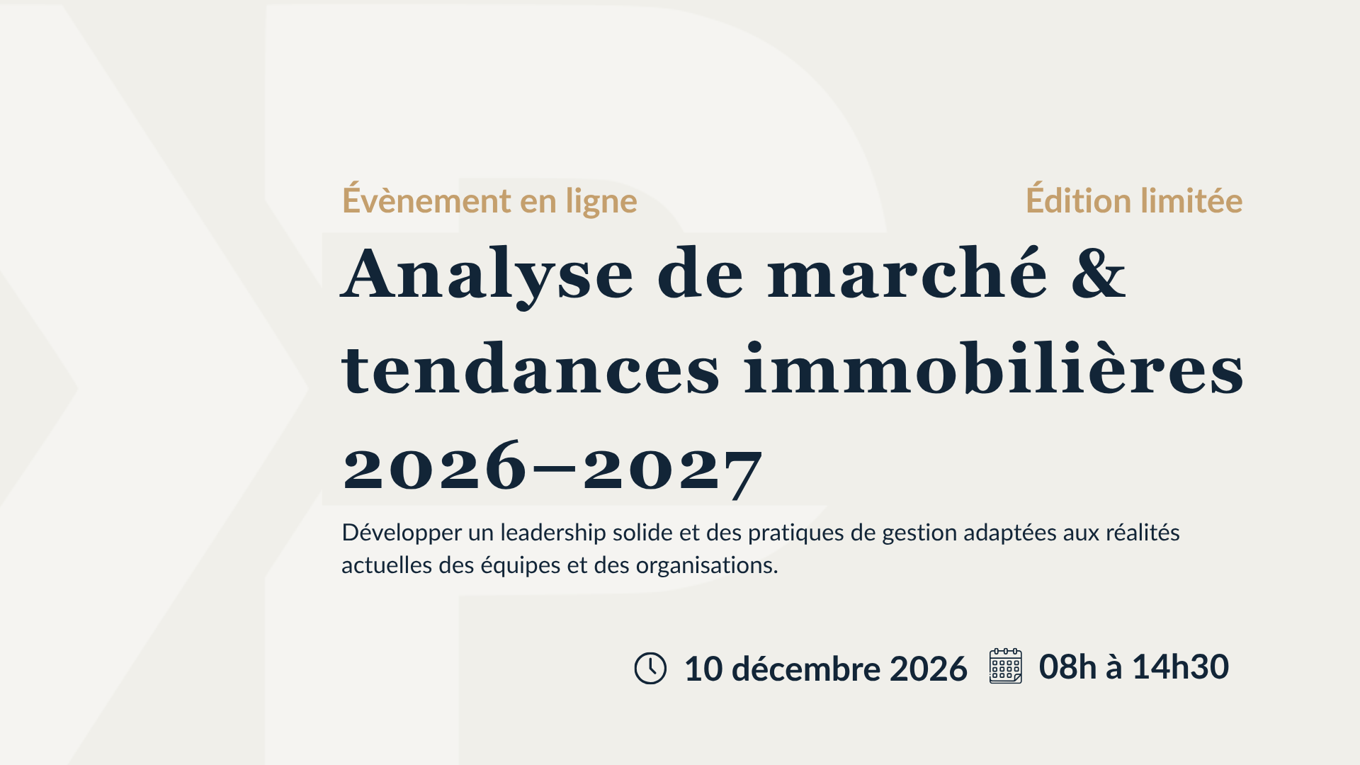 Analyse de marché & tendances immobilières 2026–2027